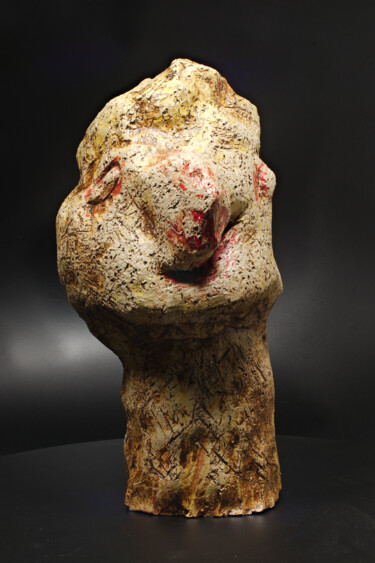 Sculptuur getiteld "Homunculus sculpture" door Andreas Loeschner-Gornau, Origineel Kunstwerk, Keramiek