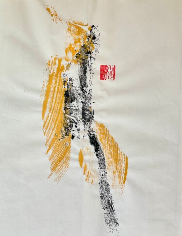 印花与版画 标题为“Zen auf Japanpapier…” 由Andreas Ostermann, 原创艺术品, 蒙纳