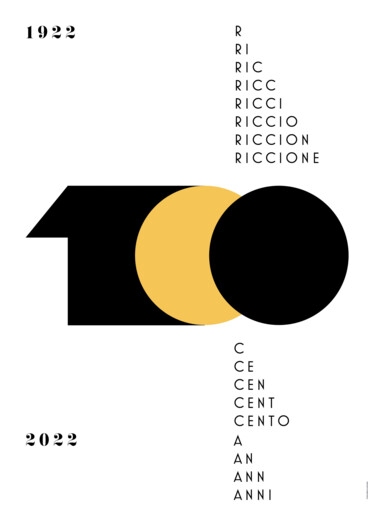 Estampas & grabados titulada "Centenario di Ricci…" por Andrea Speziali, Obra de arte original, Litografía