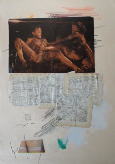 Pittura intitolato "aggressione.jpg" da Andrea Sterpa, Opera d'arte originale