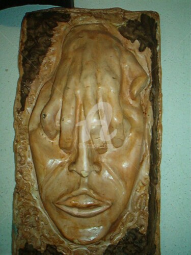 Escultura titulada "Crueldade" por André Da Luz (luxbridge), Obra de arte original, Oleo