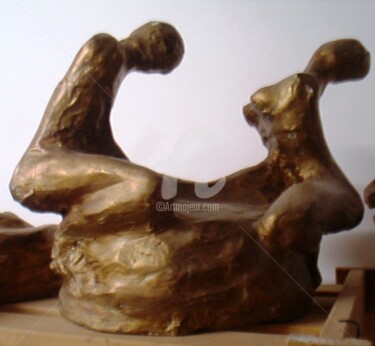 Sculpture intitulée "Amor" par André Da Luz (luxbridge), Œuvre d'art originale, Huile