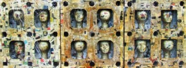 Escultura intitulada "Nerds Final Cut" por André Da Luz (luxbridge), Obras de arte originais, Média Mixtas