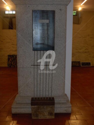 Sculpture titled "Guardião(S)" by André Da Luz (luxbridge), Original Artwork, Metals