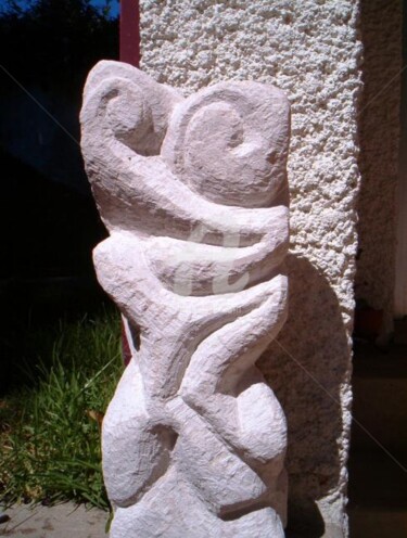 Sculpture intitulée "escultura Pedra Ançã" par André Da Luz (luxbridge), Œuvre d'art originale