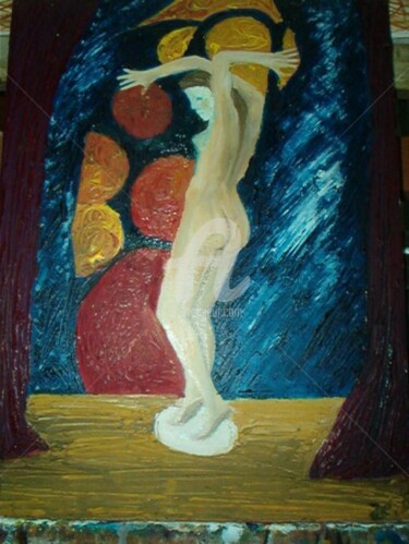 Painting titled "Dança" by André Da Luz (luxbridge), Original Artwork