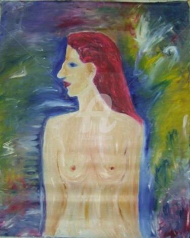 Painting titled "Fausto e Margarida" by André Da Luz (luxbridge), Original Artwork