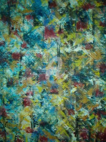 Painting titled "abstracto 2003 (Pin…" by André Da Luz (luxbridge), Original Artwork