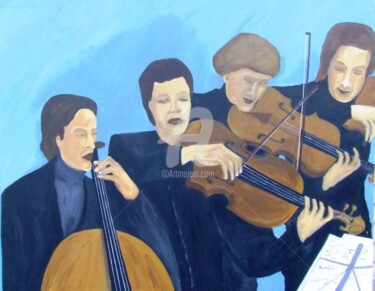 Картина под названием "Musicians" - André Da Luz (luxbridge), Подлинное произведение искусства