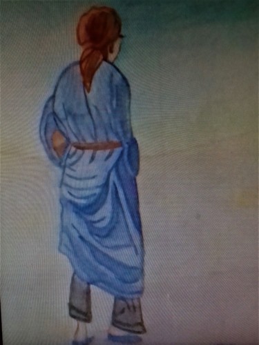 Painting titled "touareg.jpg" by Andrée Mercier, Original Artwork