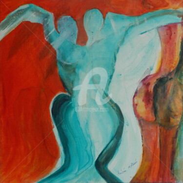 Malerei mit dem Titel "Sirtaki" von Andrée Mollard, Original-Kunstwerk, Acryl