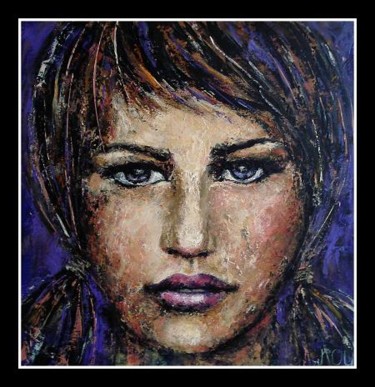 Painting titled "Clemence" by Roy, Original Artwork