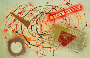 绘画 标题为“Mesh No.5” 由Andrei Autumn, 原创艺术品, 丙烯