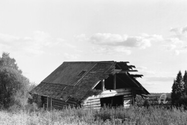 Fotografia intitulada "Руины крестьянской…" por Andreï Barinoff, Obras de arte originais, Fotografia Não Manipulada