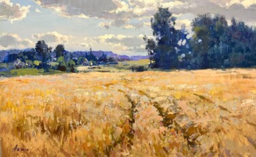 Painting titled "Rye" by Andrei Belaichuk, Original Artwork, Oil