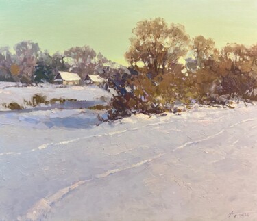 「Winter」というタイトルの絵画 Andrei Belaichukによって, オリジナルのアートワーク, オイル