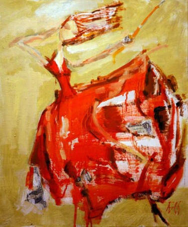 Картина под названием "Притяжение быта-2" - Андрей Бондарев, Подлинное произведение искусства