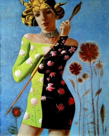 Painting titled "''Spring"" by Andrei Buryak, Original Artwork, Oil