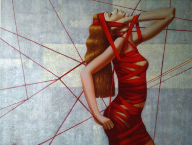Painting titled "Lust" by Andrei Buryak, Original Artwork, Oil