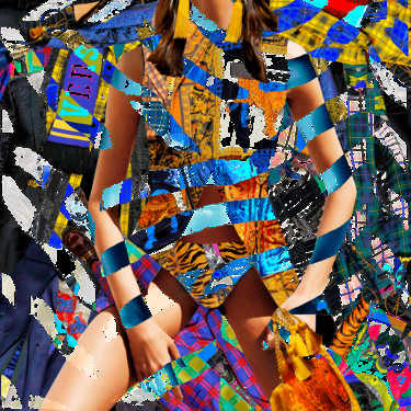 Collages titled "Make a statement" by Chaynik Off, Original Artwork, Collages