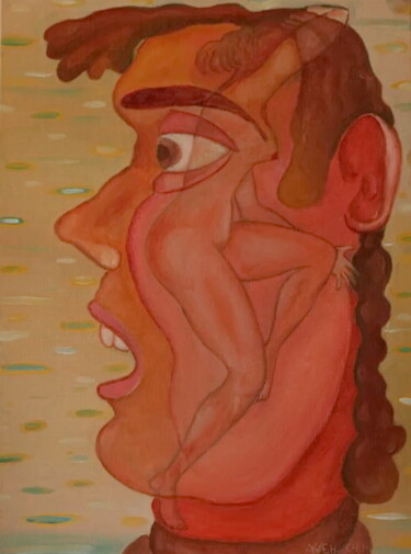 Painting titled "Dreamer" by Andrei Klenov, Original Artwork, Oil