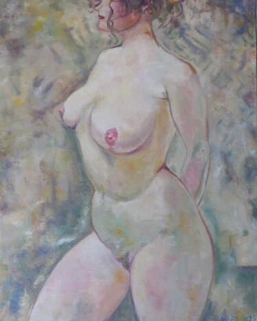 Malerei mit dem Titel "Naked" von Andrei Klenov, Original-Kunstwerk, Öl