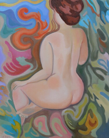 Pintura intitulada "Morisol" por Andrei Klenov, Obras de arte originais, Óleo
