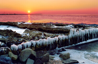 Фотография под названием "Холодный закат" - Andrey Petrosyan, Подлинное произведение искусства, Пленочная фотография