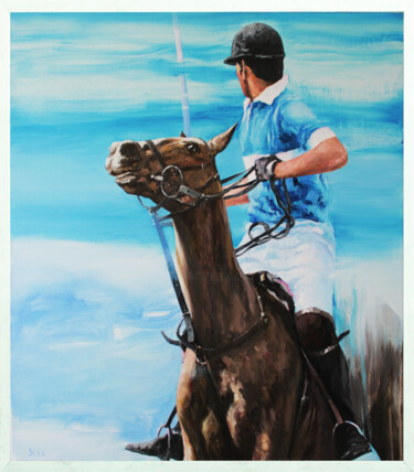 Painting titled "See breeze" by Andrei Sitsko, Original Artwork, Oil Mounted on Wood Stretcher frame