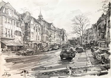 Dessin intitulée "Zehlendorf. Album B…" par Andrei Svistunov, Œuvre d'art originale, Graphite