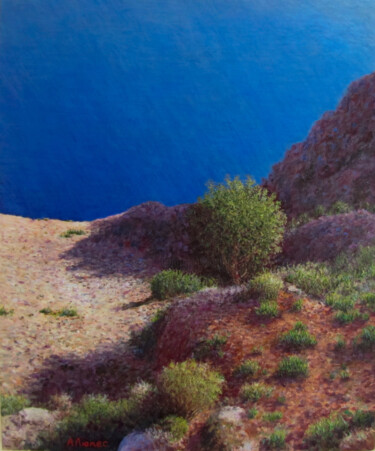 Картина под названием "Крымский берег" - Андрей Абрамов (Андрей Люмес), Подлинное произведение искусства, Масло