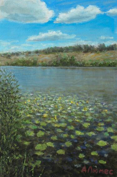 Картина под названием "На том  берегу" - Андрей Абрамов (Андрей Люмес), Подлинное произведение искусства, Масло