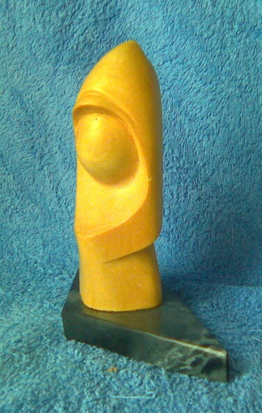 Sculpture titled "Nun" by Andrei Latyshev, Original Artwork, Wood