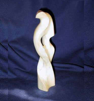 Sculpture titled "Virgo" by Andrei Latyshev, Original Artwork, Wood