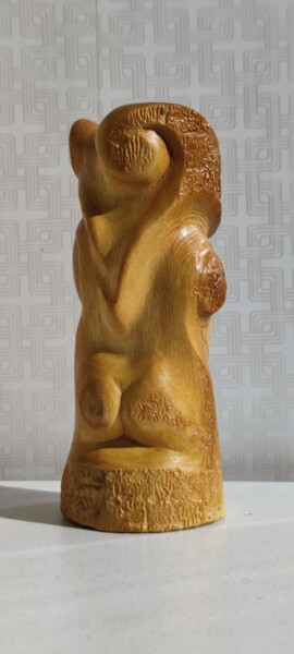 Scultura intitolato "Life" da Andrei Latyshev, Opera d'arte originale, Legno