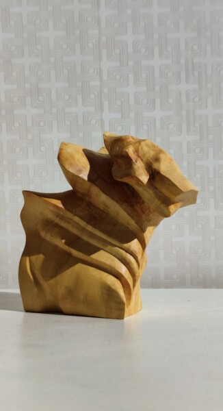 Sculpture titled "Fire" by Andrei Latyshev, Original Artwork, Wood