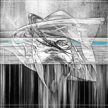 Рисунок под названием "Вертикаль" - Андрей Пшеничный, Подлинное произведение искусства, Чернила