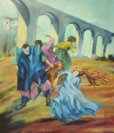 绘画 标题为“Вспоминая де Кирико” 由Андрей Рапуто, 原创艺术品, 油