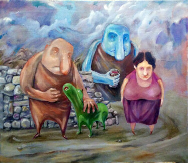 Картина под названием "We won't be young a…" - Андрей Рапуто, Подлинное произведение искусства, Масло