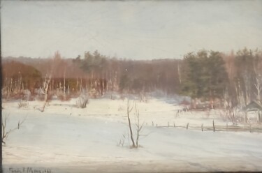 Картина под названием "Граф Муравьев - Зима" - Андрей Шугаров, Подлинное произведение искусства, Масло