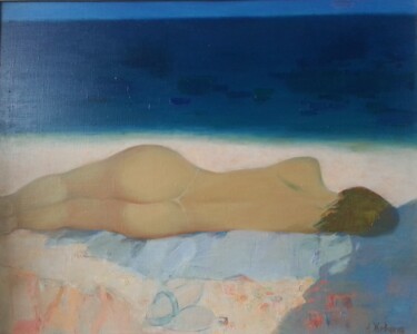 Картина под названием "Испания. Коста-Брава" - Андрей Жевакин, Подлинное произведение искусства, Масло