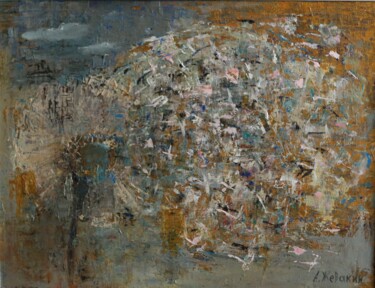 Картина под названием "Одуванчик" - Андрей Жевакин, Подлинное произведение искусства, Масло
