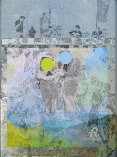 Digitale Kunst getiteld "Milonga aux musicie…" door André Le Corre, Origineel Kunstwerk