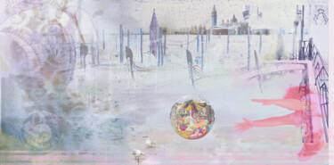 Grafika cyfrowa / sztuka generowana cyfrowo zatytułowany „Venise devise and co” autorstwa André Le Corre, Oryginalna praca