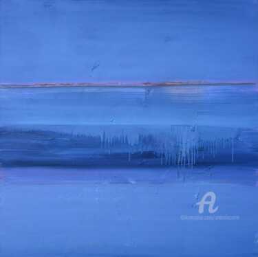 Painting titled "Re 25 06 2020" by André Le Corre, Original Artwork, Oil Mounted on Wood Stretcher frame