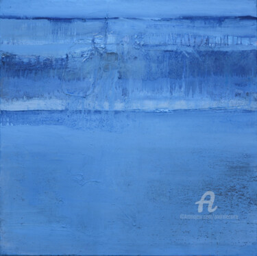 Painting titled "Re 28 06 2020" by André Le Corre, Original Artwork, Oil Mounted on Wood Stretcher frame