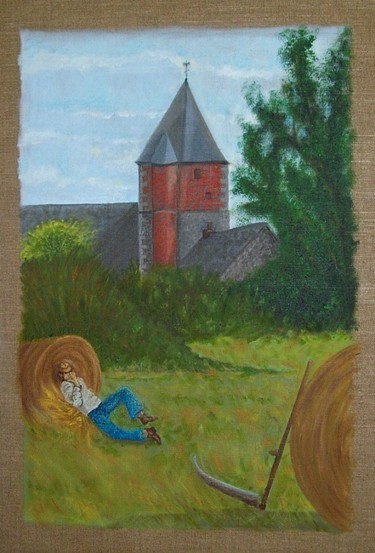 Peinture intitulée "Féron la douce Fran…" par André Lerot, Œuvre d'art originale, Autre