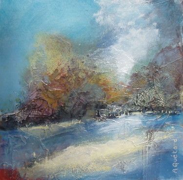 Loire sauvage 13-20 Peinture intitulée "Loire sauvage 13-20" par André Quétard, Œuvre d'art originale, Huile