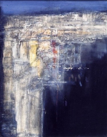 Painting titled "Reflets 1" by André Quétard, Original Artwork