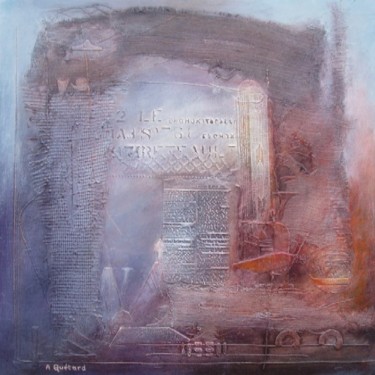 Painting titled "15 Février 1961" by André Quétard, Original Artwork, Oil